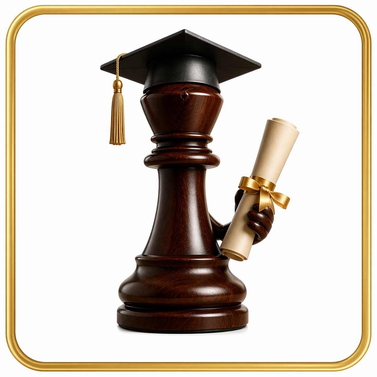 Education Gaming chess scholar logo